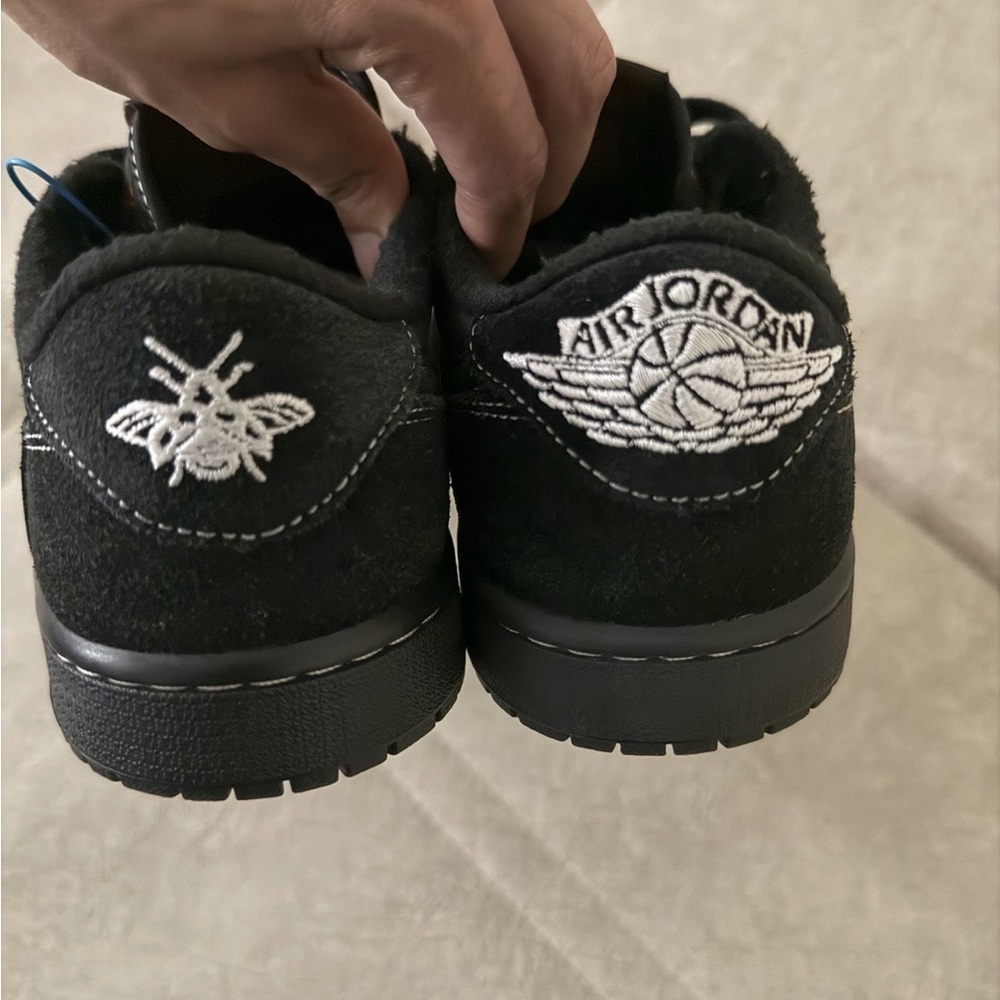 DS New Nike Air Jordan 1 Retro Low OG SP Travis Scott Black Phantom Size - Picture 5 of 9